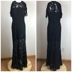NWT Alexis Evie Black Maxi Dress